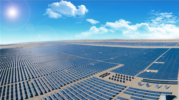 Delingha 35MW desert photovoltaic power station in Qinghai