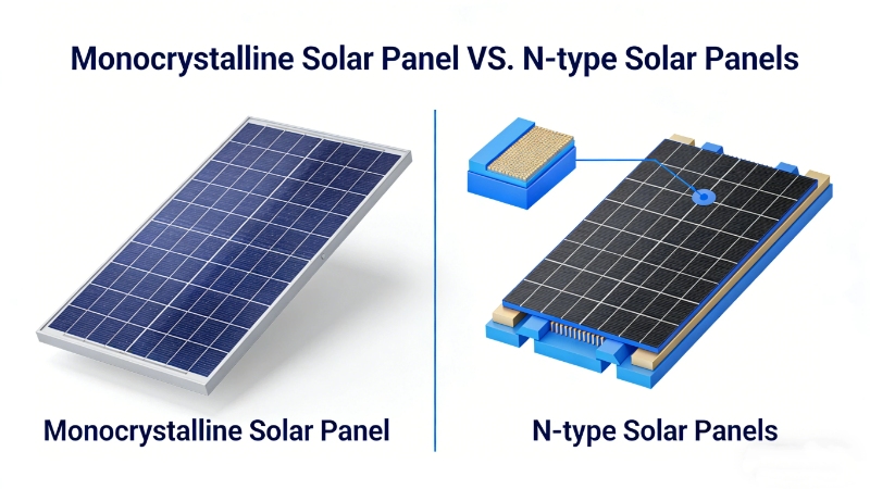 Monocrystalline Solar Panel VS. N-type Solar Panels